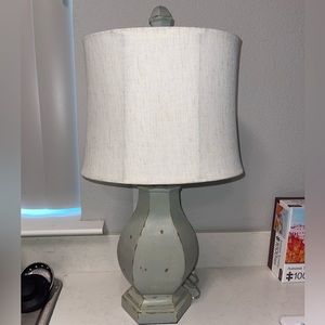 Worn vintage lamp from Home Goods.